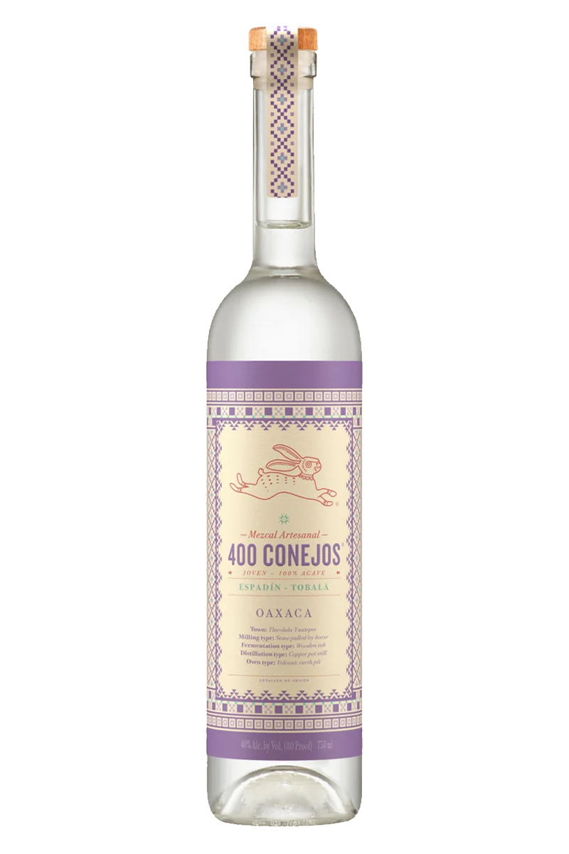 400 Conejos Espadin Tobala Joven Oaxaca 750 ml