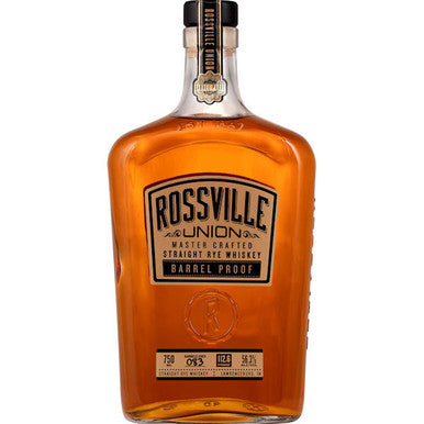 Rossville Union Master Crafted Straight Rye Barrel Proof 117.2 7 year 750 ml