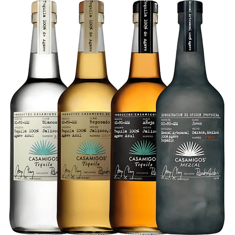 Casamigos Complete Collection Bundle – Blanco, Reposado, Añejo & Mezcal (750ml Each)