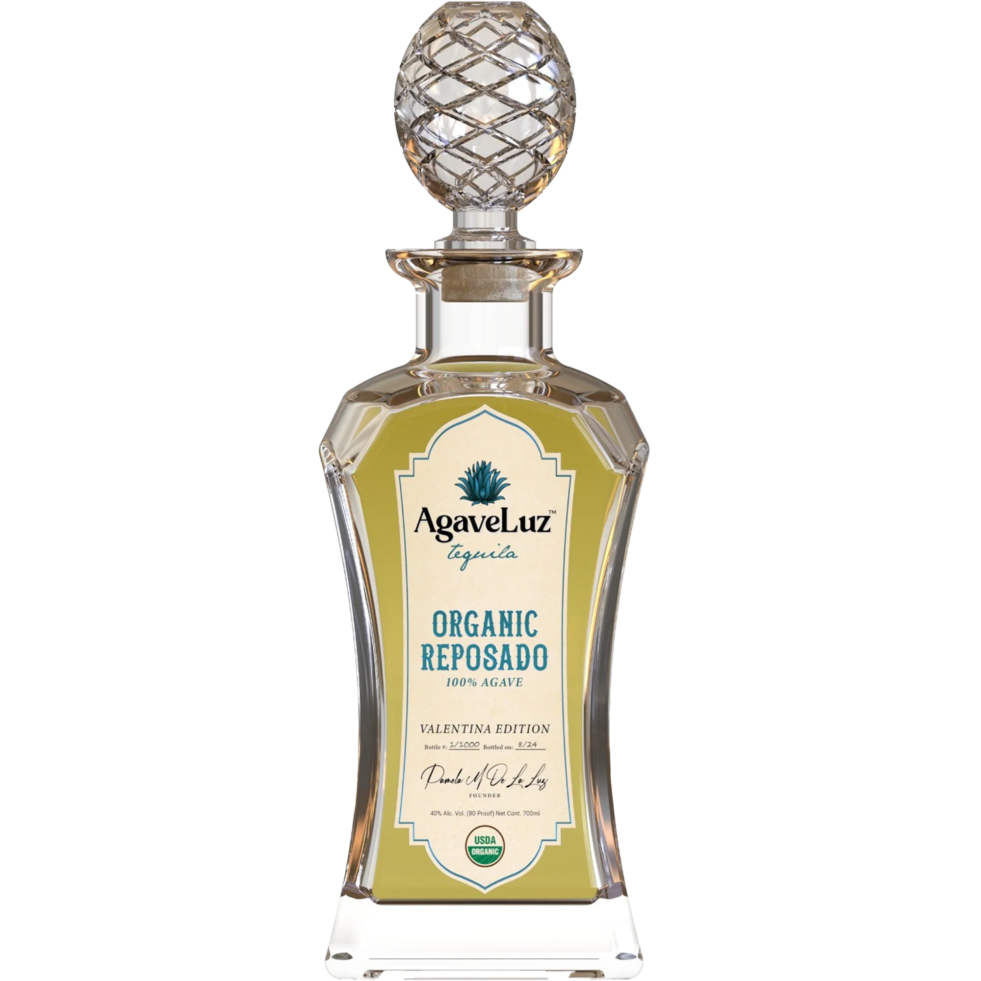 Agaveluz Organic Reposado Valentina Edition 700 ml