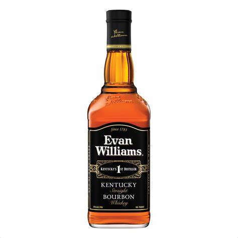 Evan Williams Black Label Kentucky Straight Bourbon 750 ml