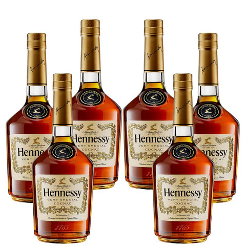 Hennessy VS Cognac – 6 Bottle Bundle (750ml Each)