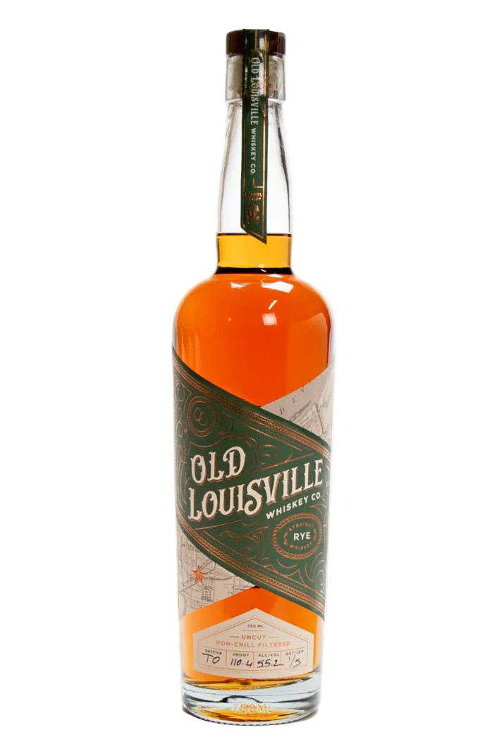 Old Louisville Straight Rye Whiskey Uncut Batch #Kitsap 8 year 750 ML