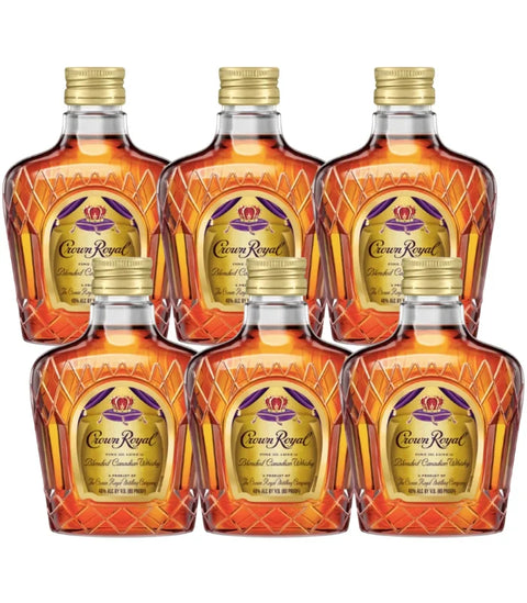 Crown Royal Blended Canadian Whiskey Mini (6 pack) 50ml