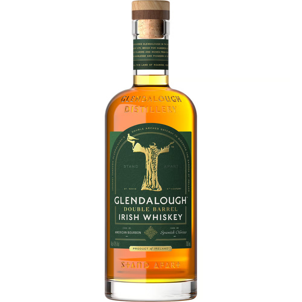 Glendalough Double Barrel Irish Single Grain Whiskey 750ml