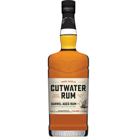 Cutwater Three Sheets Rum Barrel aged Rum 80 Proof 750 ml
