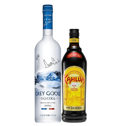 Espresso Martini Essentials Bundle – Kahlúa & Grey Goose Vodka (750ml Each)