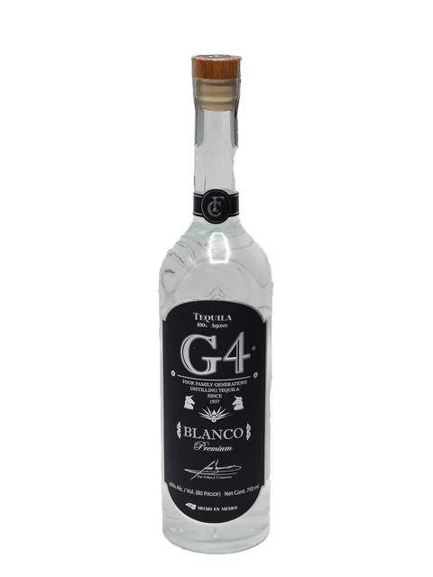 G4 Tequila Blanco 80 proof 750 ml