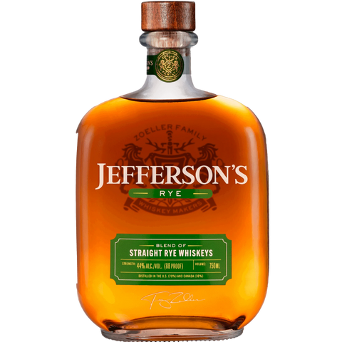 Jefferson's Rye Whiskey 88 750 ml