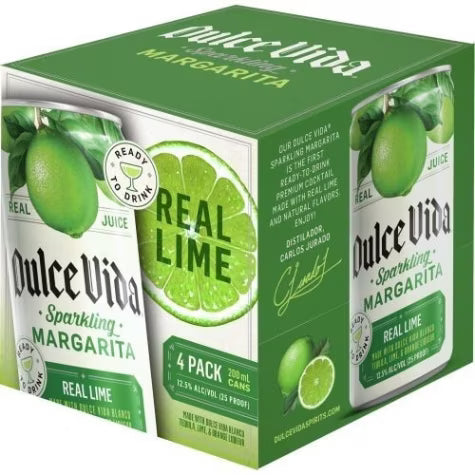 Dulce Vida Sparkling Margarita 4pk/200ml
